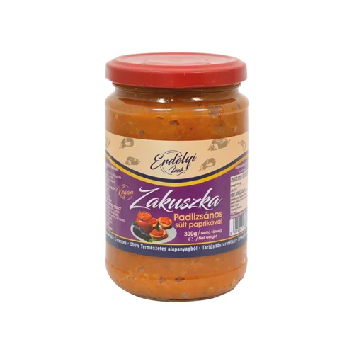 Padlizsános zakuszka prémium 314ml/300g - Erdélyi Ízek (6db/#)