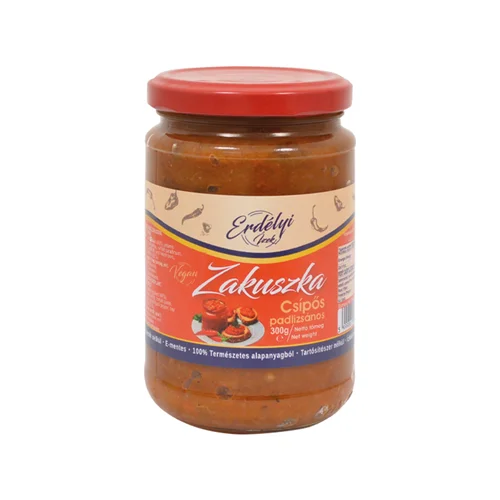 Csípős zakuszka prémium 314ml/300g - Erdélyi Ízek (6db/#)
