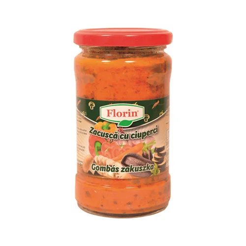 Gombás zakuszka 314ml/300g - Florin (8db/#)