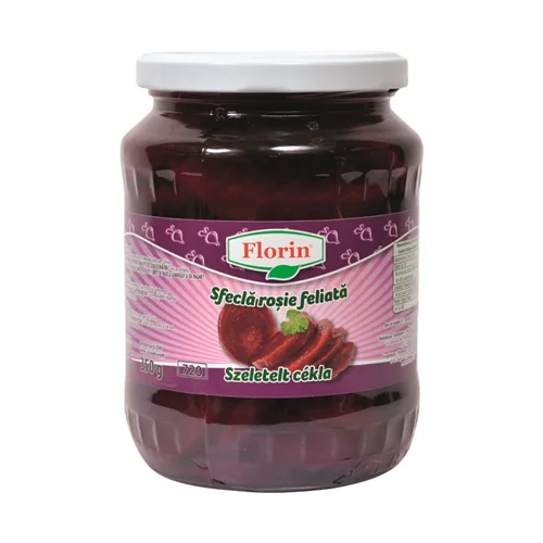 Szeletelt cékla 720ml/400g - Florin (8db/#)
