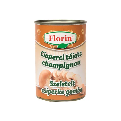 Szeletelt csiperke gomba 425ml/200g dobozos-Florin (12db/#)