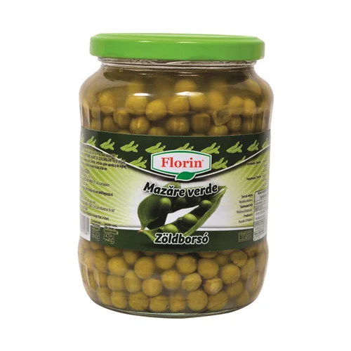Zöldborsó 720ml/430g - Florin (8db/#)