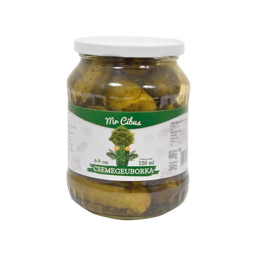 Csemegeuborka 6-9cm 720ml-Mr. Cibus(8db/#)