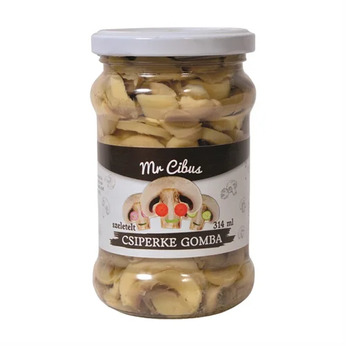 Szeletelt csiperkegomba 280g/170g-Mr. Cibus (12db/#)