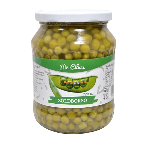 Zöldborsó 720ml -Mr. Cibus (8db/#)