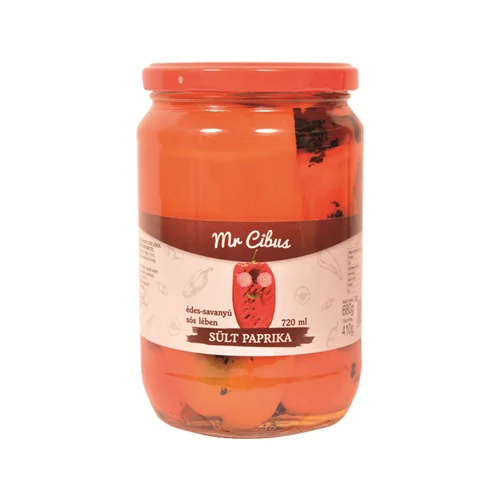 Sült paprika 720ml/410g-Mr Cibus (12db/#)