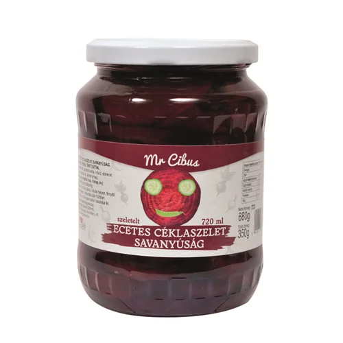 Csemege szeletelt cékla 720ml-Mr. Cibus (4db/#)