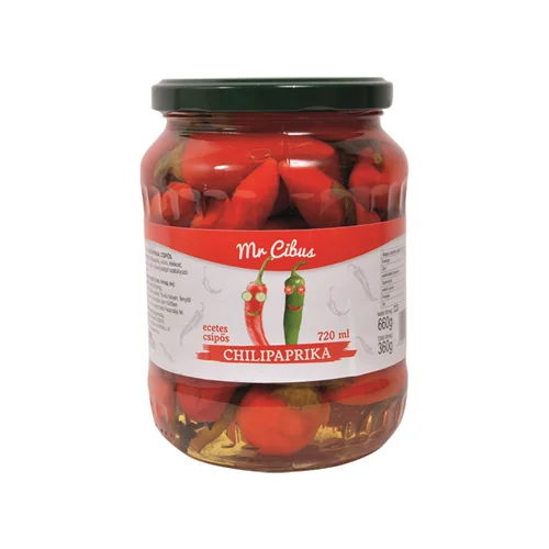 Chili paprika csípős 720ml - Mr Cibus (8db/#)