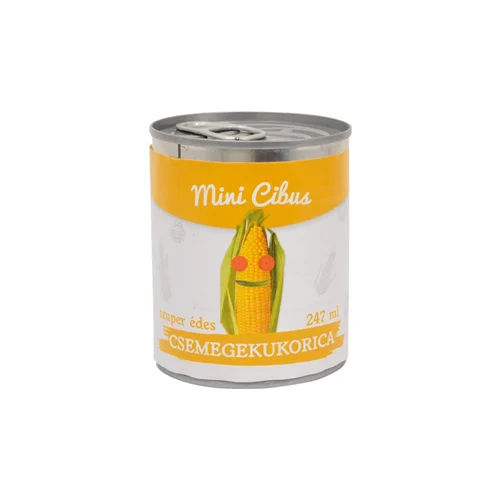 Csemegekukorica szuper édes 247ml/ - Mini Cibus (12db/#)