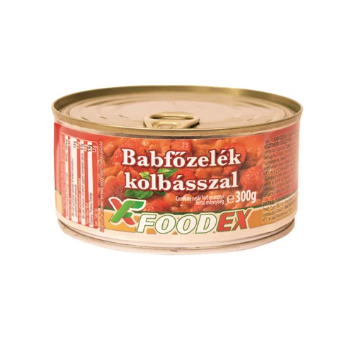 Babfőzelék kolbásszal 300g tpz. - Foodex (6db/#)