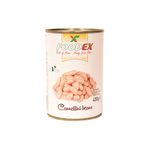 Fehér bab sós lében 400g/240g - Foodex (12db/#)