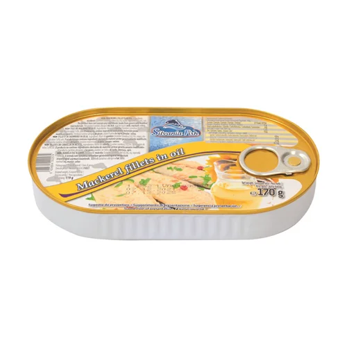 Makréla filé olajos 170g - SilvaniaFish