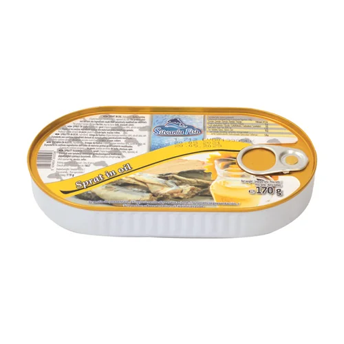 Sprotni olajos 170g tpz. - SilvaniaFish (19db/#)