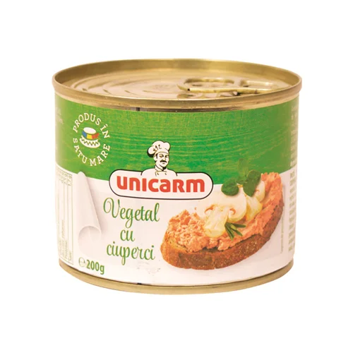 Unicarm-Növényi pástétom gombával 200g (6db/#)