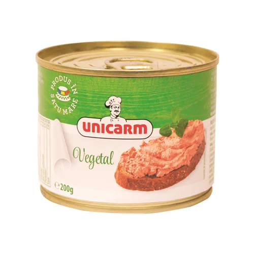 Unicarm-Növényi pástétom natúr 200g (6db/#)