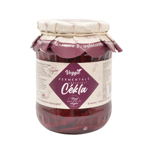 Fermentált Szeletelt cékla 720ml/380g - Veggie (4db/#)