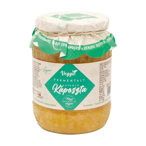 Fermentált Savanyú káposzta 720ml/370g - Veggie (4db/#)