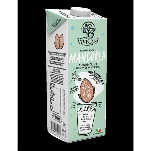 Mandulaital 0% hozzáadott cukor 1L-ViviCosi (12db/#)