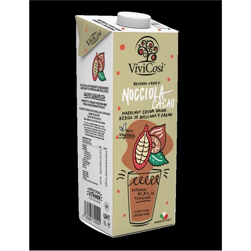 Mogyoróital kakaóval 1L-ViviCosi (12db/#)