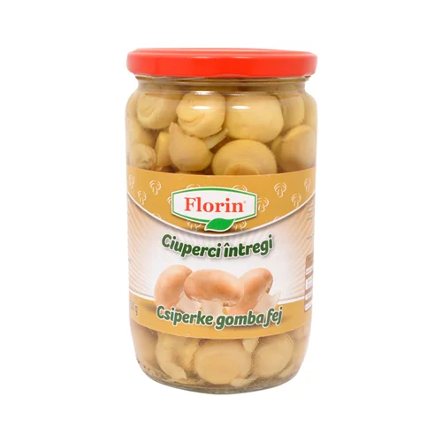 Csiperke gomba fej 720ml-Florin (8db/#)