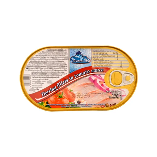 Hering filé paradicsomos 170g - SilvaniaFish