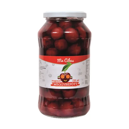 Magozott meggybefőtt 370ml -Mini Cibus(12db/#) 