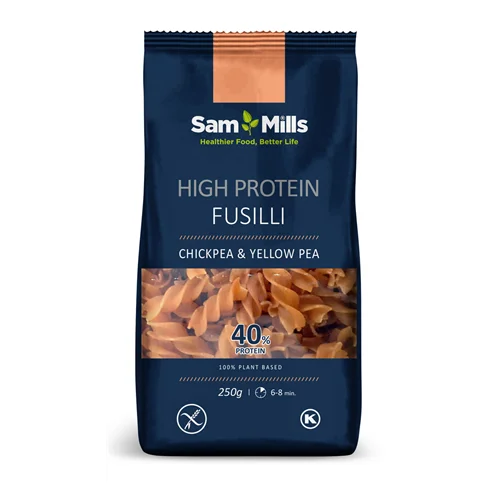 HIGH PROTEIN Orsó(spirale-fusilli) csicseriborsó&sárgaborsó glutén mentes 250g - Pasta D'Oro (8db/#)