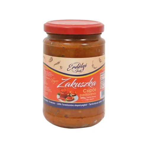 Csípős zakuszka prémium 314ml/300g - Erdélyi Ízek (6db/#)