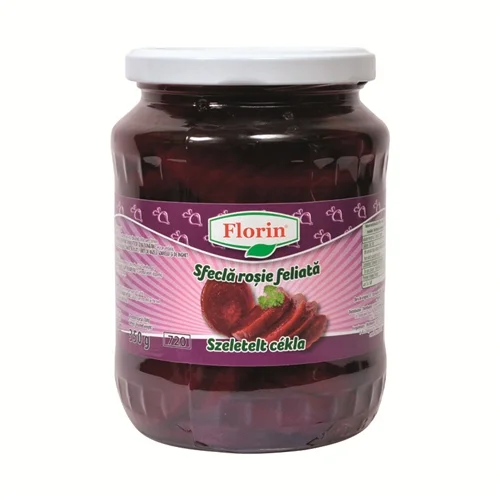 Szeletelt cékla 720ml/400g - Florin (8db/#)