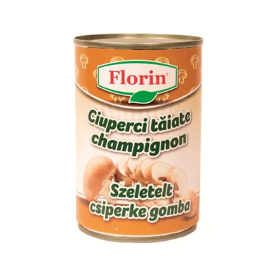 Szeletelt csiperke gomba 314ml/156g dobozos-Florin (12db/#)