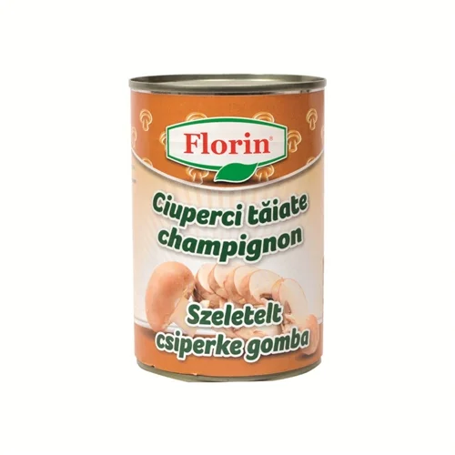 Szeletelt csiperke gomba 425ml/200g dobozos-Florin (12db/#)