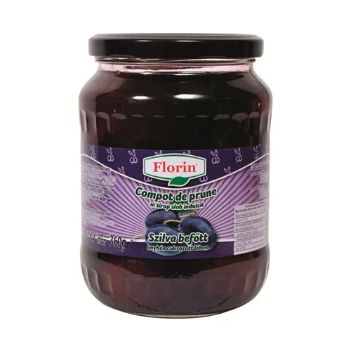 Szilva befőtt 720ml/360g - Florin (8#/db)