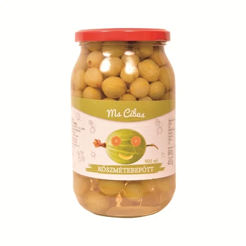 Köszméte befőtt 900ml/450g -Ms. Cibus (4db/#)
