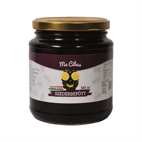 Feketeszeder befőtt 580ml/300g - Ms. Cibus (8db/#)