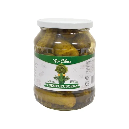 Csemegeuborka 6-9cm 720ml-Mr. Cibus(8db/#)