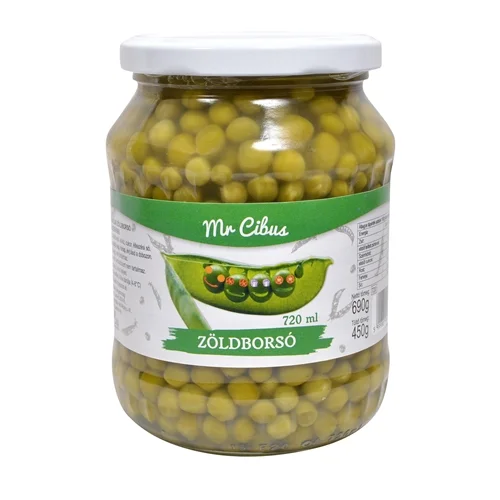 Zöldborsó 720ml -Mr. Cibus (8db/#)