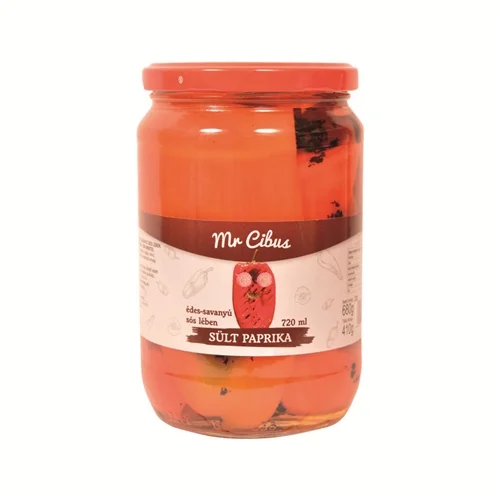 Sült paprika 720ml/410g-Mr Cibus (12db/#)
