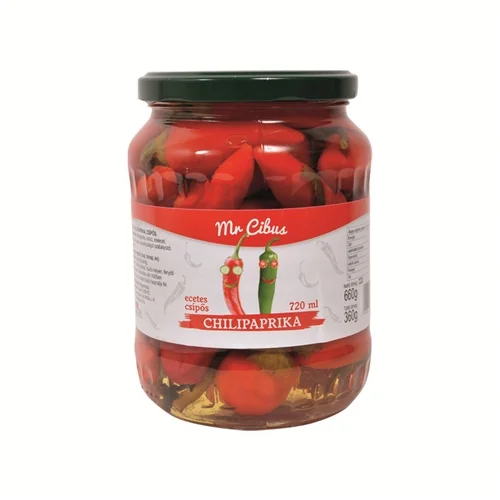 Chili paprika csípős 720ml - Mr Cibus (8db/#)