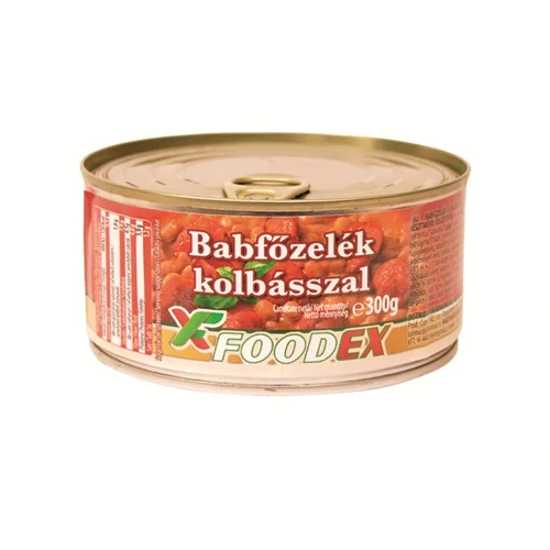 Babfőzelék kolbásszal 300g tpz. - Foodex (6db/#)