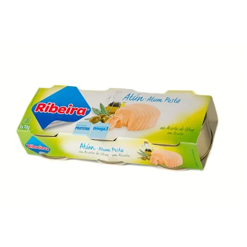 Tonhal olíva olajban 3x80g-Ribeira (30db/#)