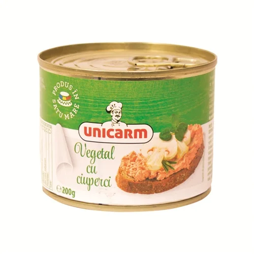 Unicarm-Növényi pástétom gombával 200g (6db/#)