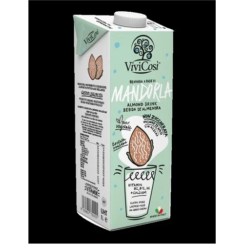 Mandulaital 0% hozzáadott cukor 1L-ViviCosi (12db/#)