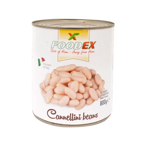 Fehér bab sós lében 800g/480g - Foodex (12db/#)