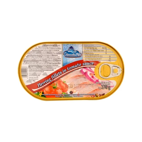 Hering filé paradicsomos 170g - SilvaniaFish