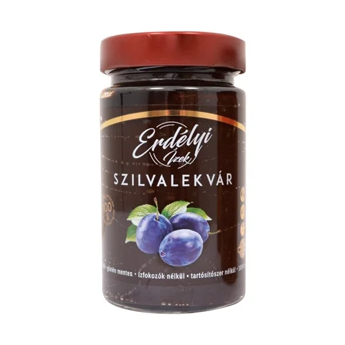 Szilvalekvár 100% gyümölcstartalom "katyó" 360g - Erdélyi Ízek (8db/#)