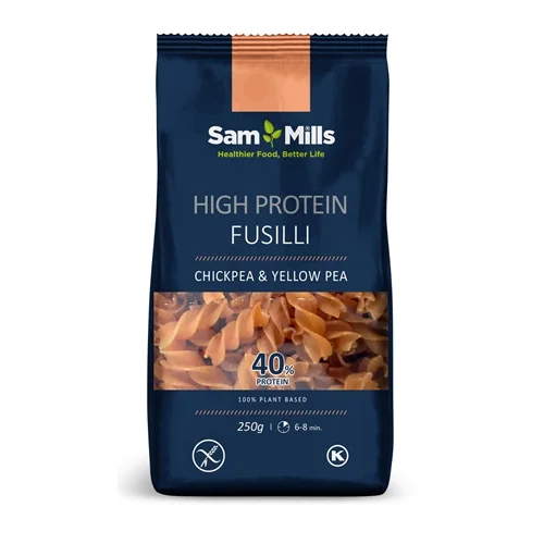 HIGH PROTEIN Orsó(spirale-fusilli) csicseriborsó&sárgaborsó glutén mentes 250g - Pasta D