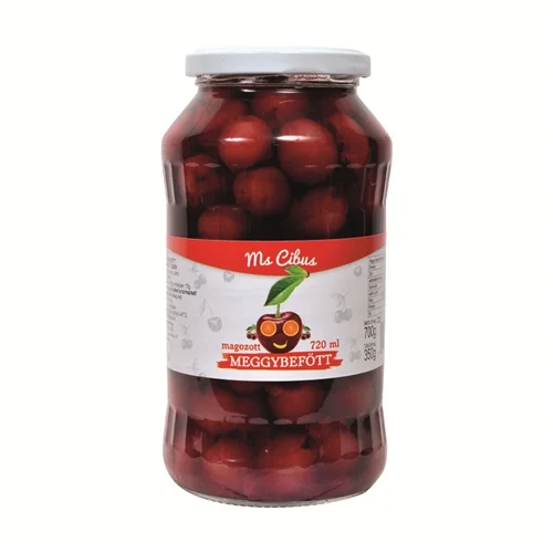 Magozott meggybefőtt 720ml - Csomagolatlan