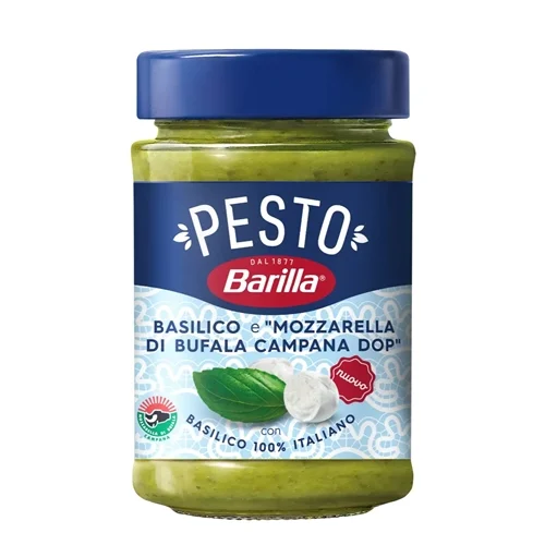 Barilla-Bazsalikomos Pesto mozzarellával 190g (12db/#) 
